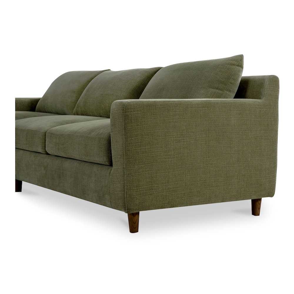 Hutton Left Sectional Olive