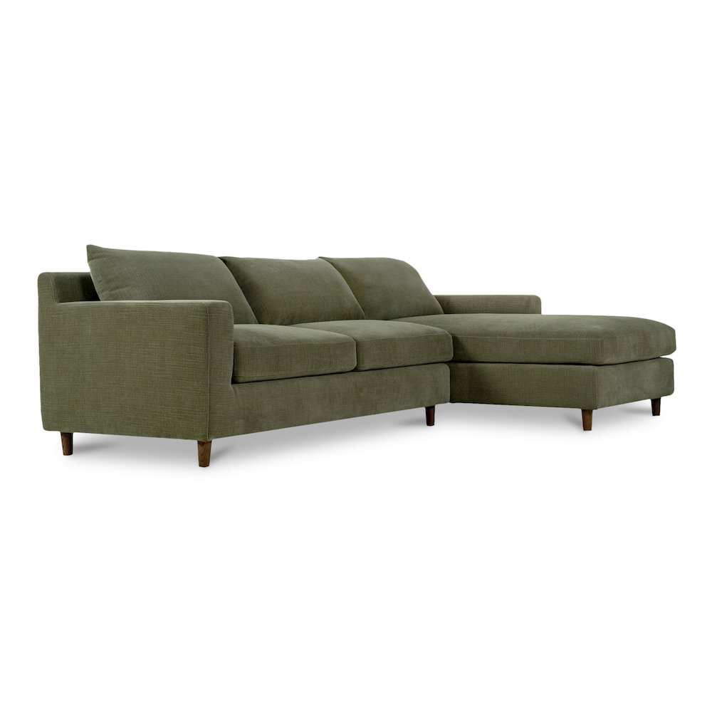 Hutton Right Sectional Olive