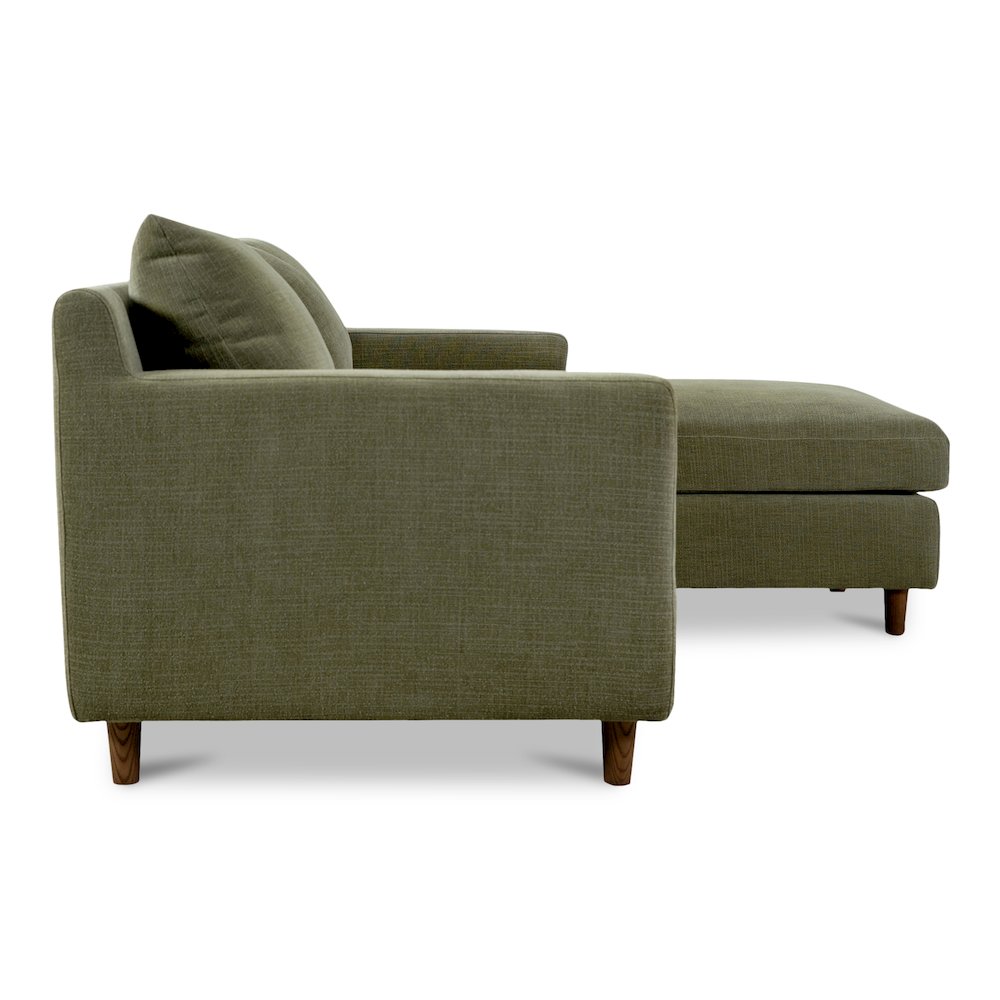 Hutton Right Sectional Olive