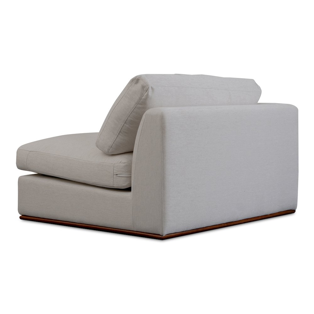 Rue Left Arm Facing Chair Off White