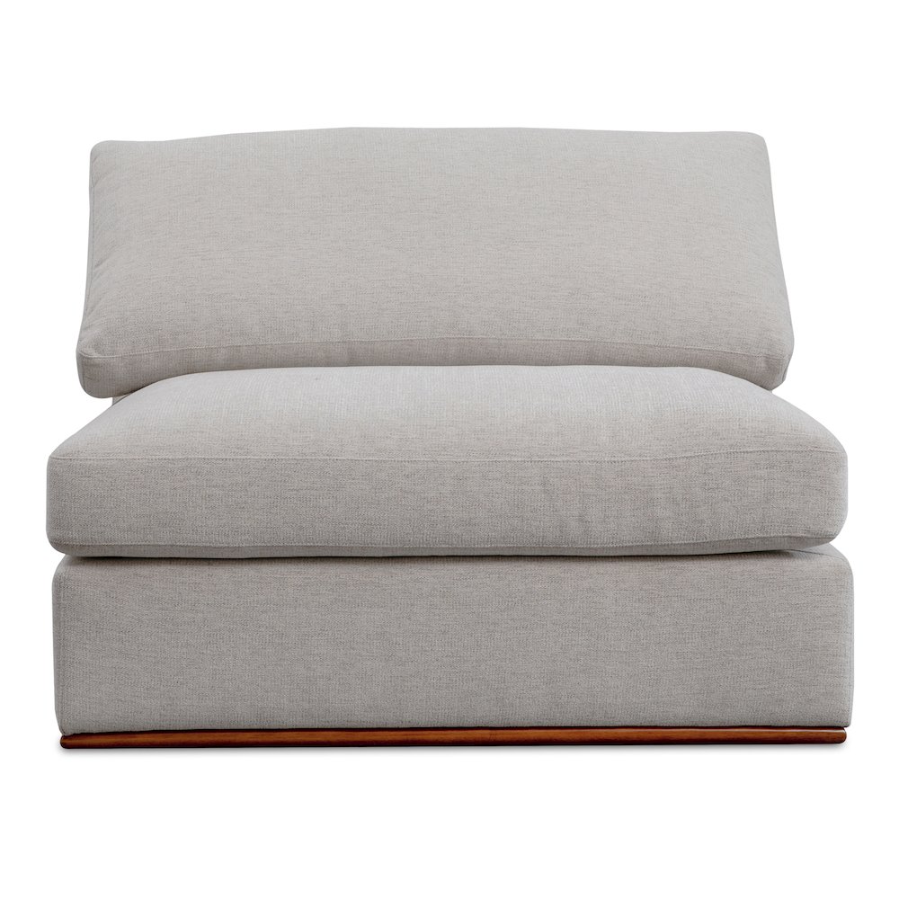 Rue Slipper Chair Flecked Grey