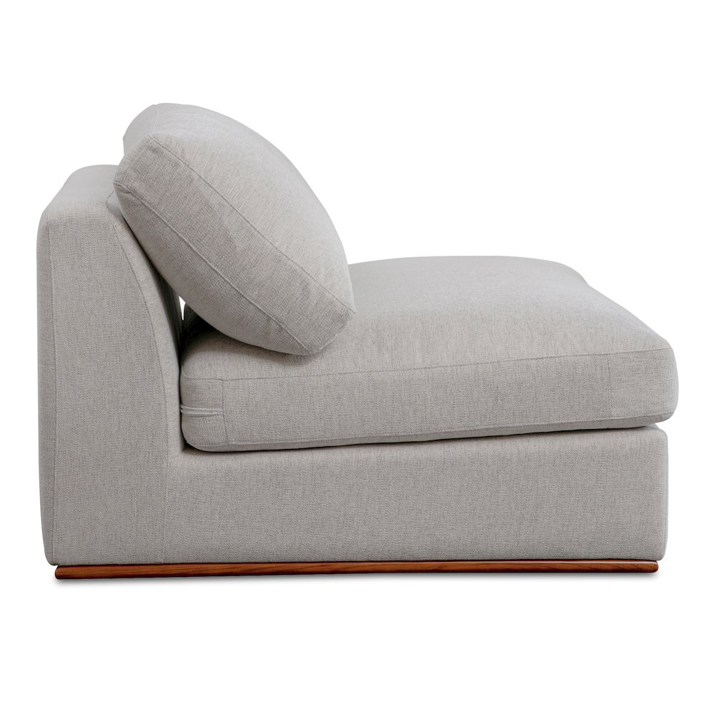 Rue Slipper Chair Flecked Grey