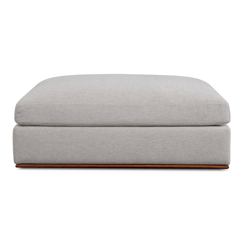 Rue Ottoman Flecked Grey