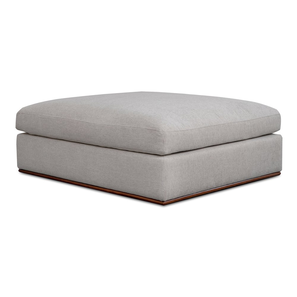 Rue Ottoman Flecked Grey