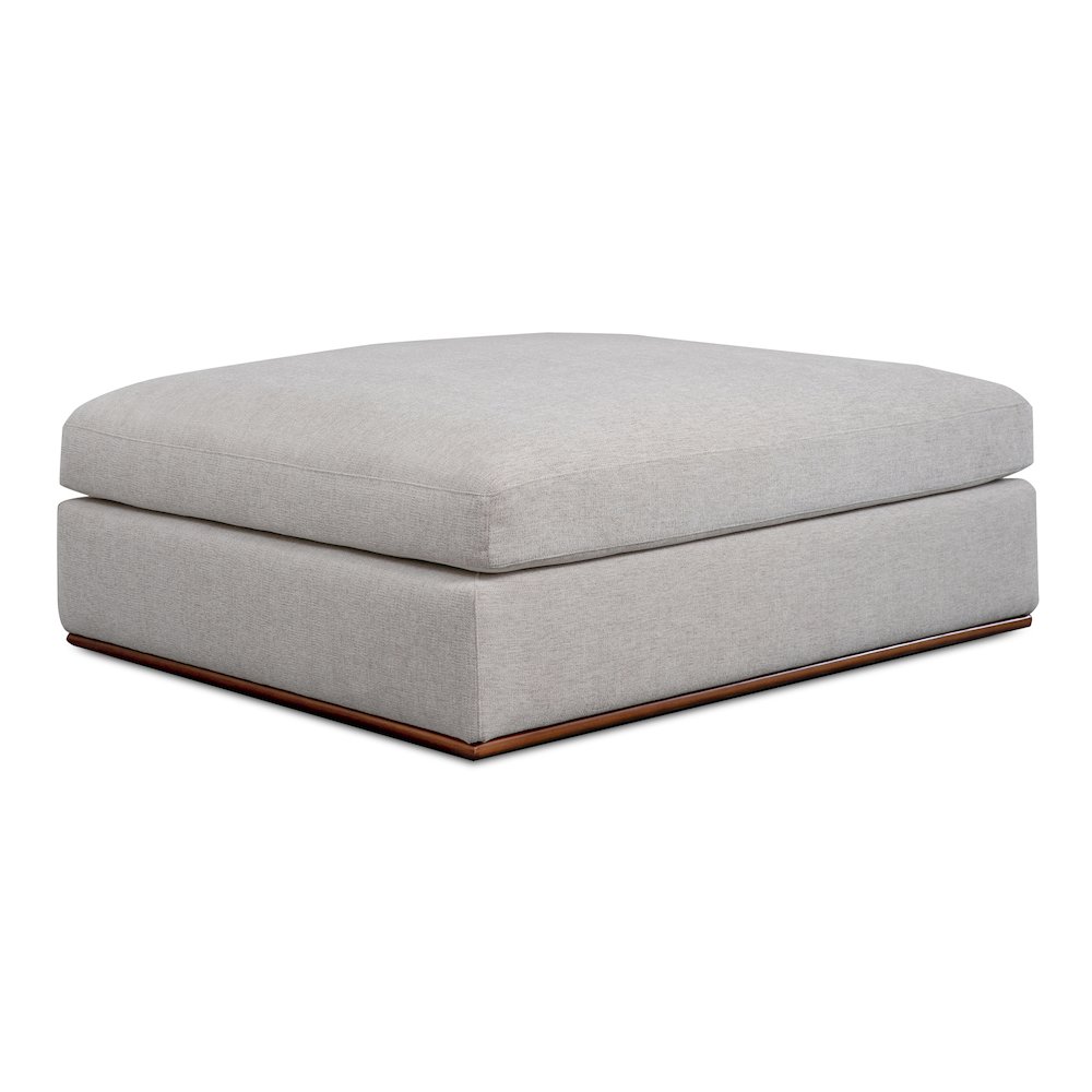 Rue Ottoman Flecked Grey