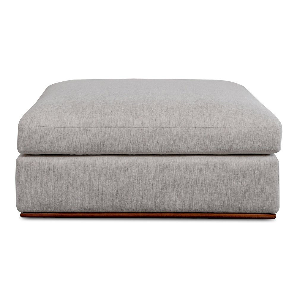 Rue Ottoman Flecked Grey