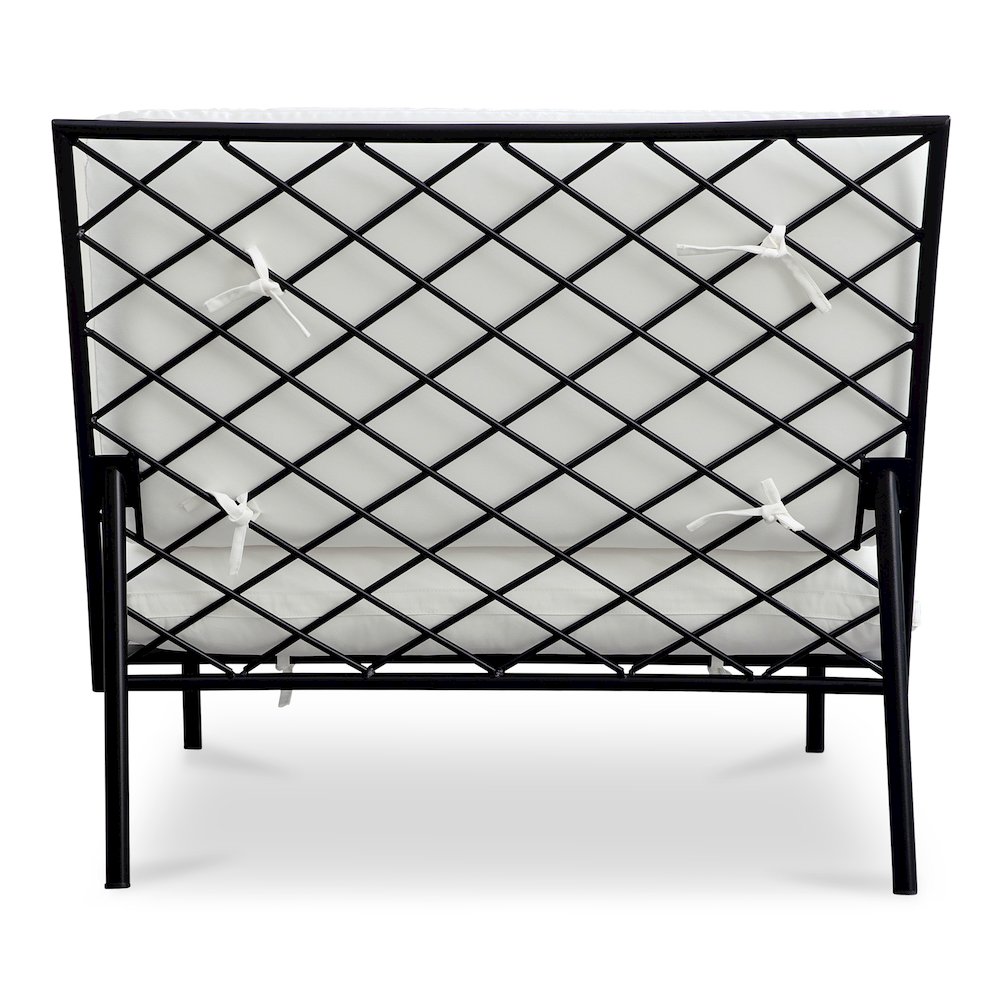 Salma Outdoor Accent Chair White