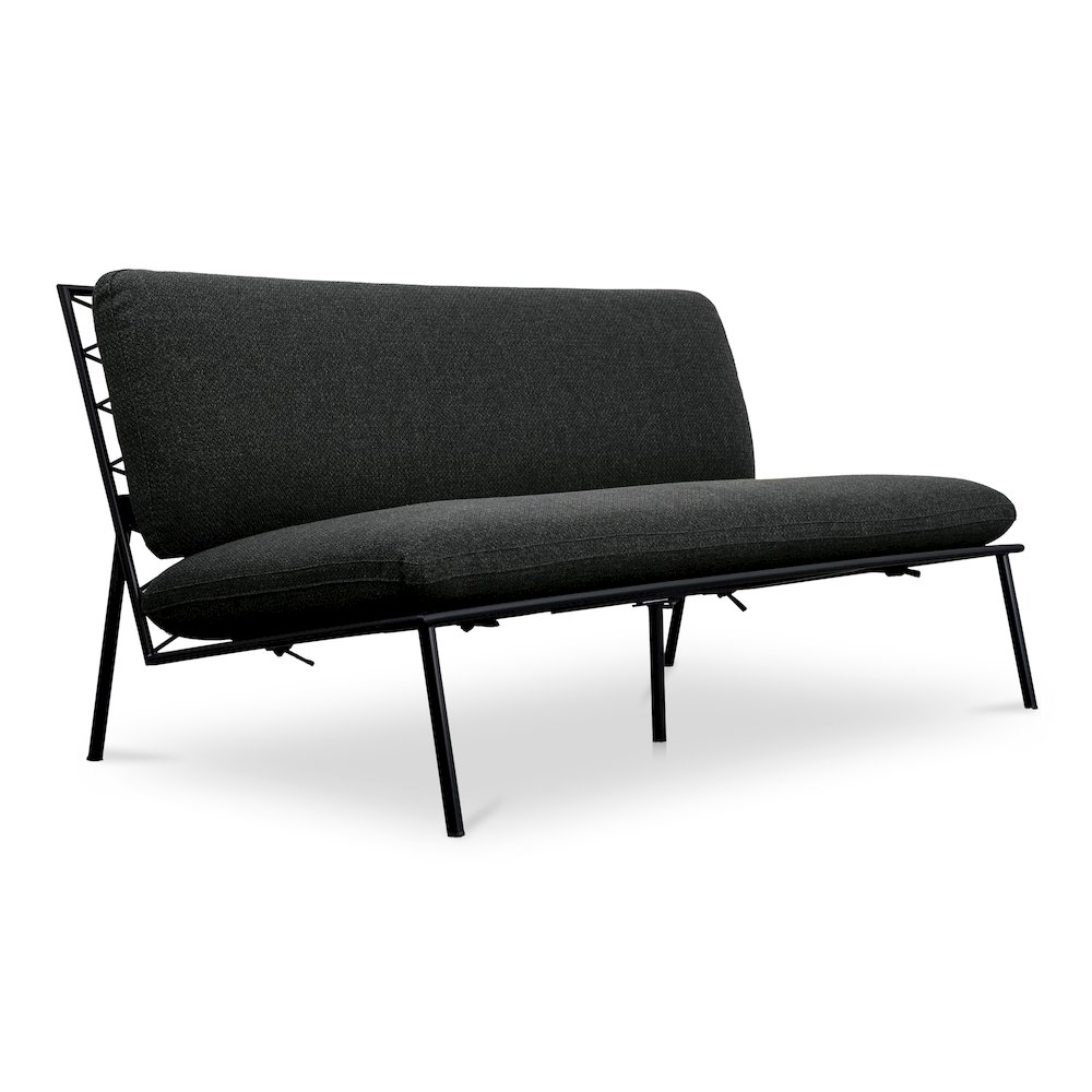 Salma Outdoor Sofa Speckled Charcoal