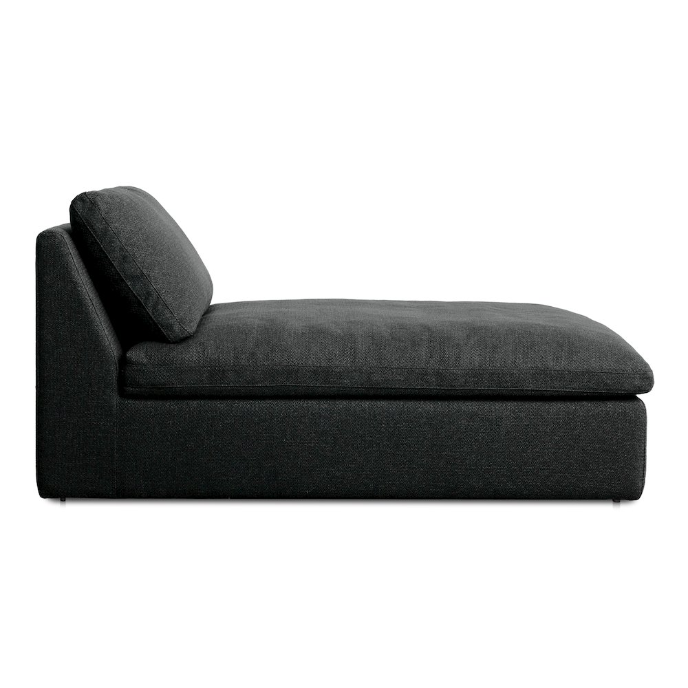 Miles Outdoor Chaise Speckled Charcoal