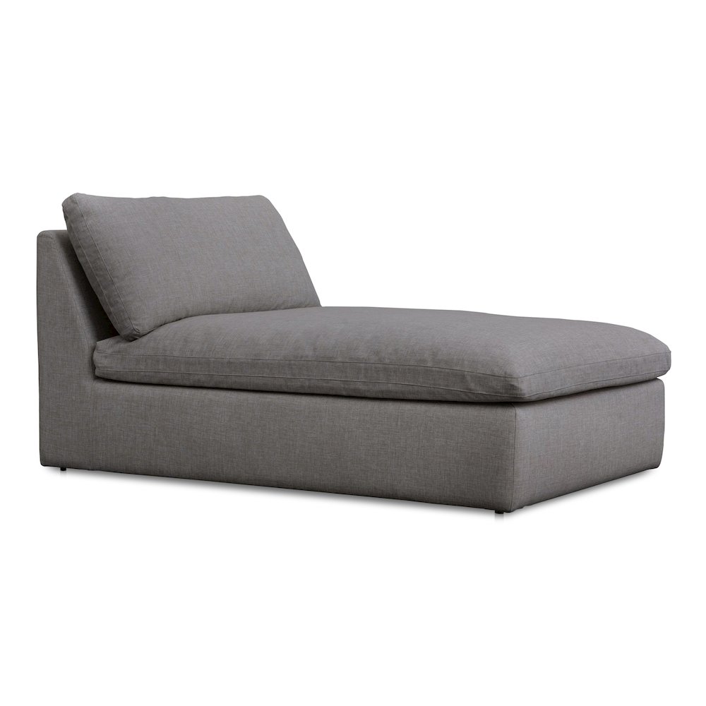 Miles Outdoor Chaise Speckled Light Grey
