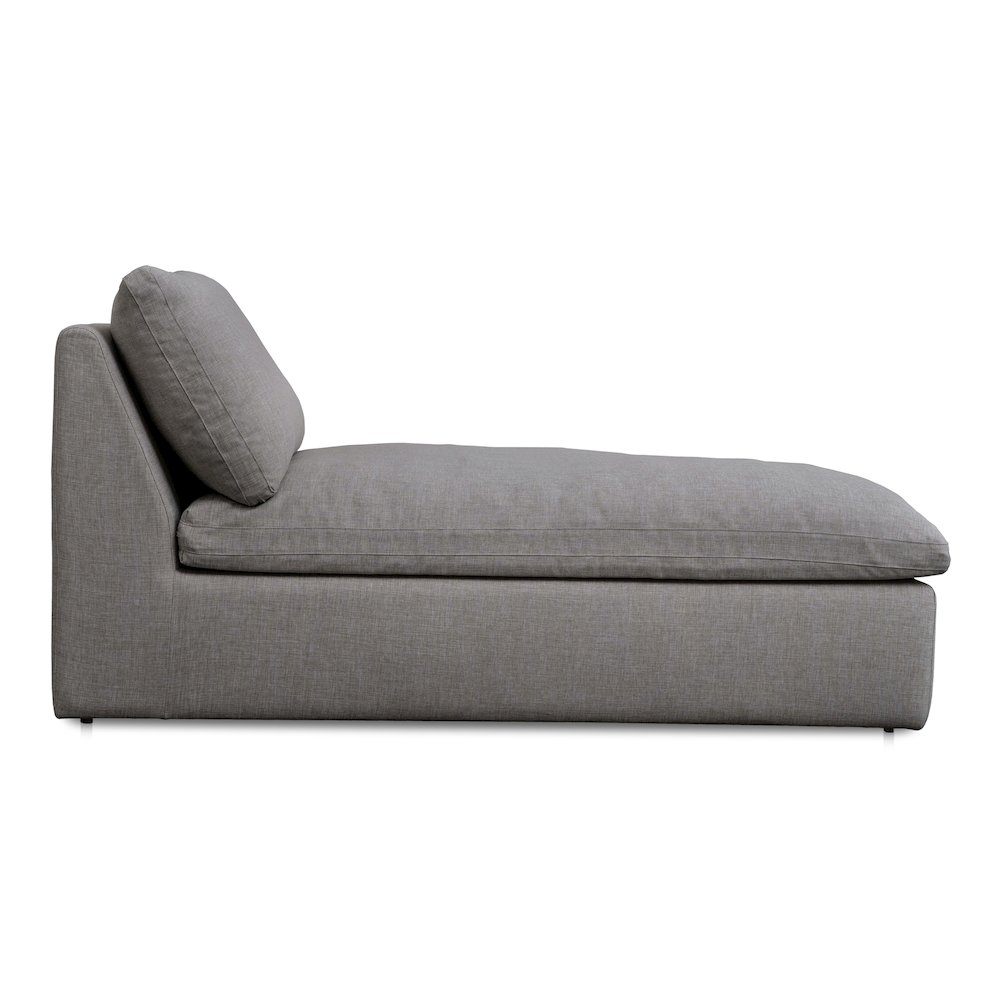 Miles Outdoor Chaise Speckled Light Grey