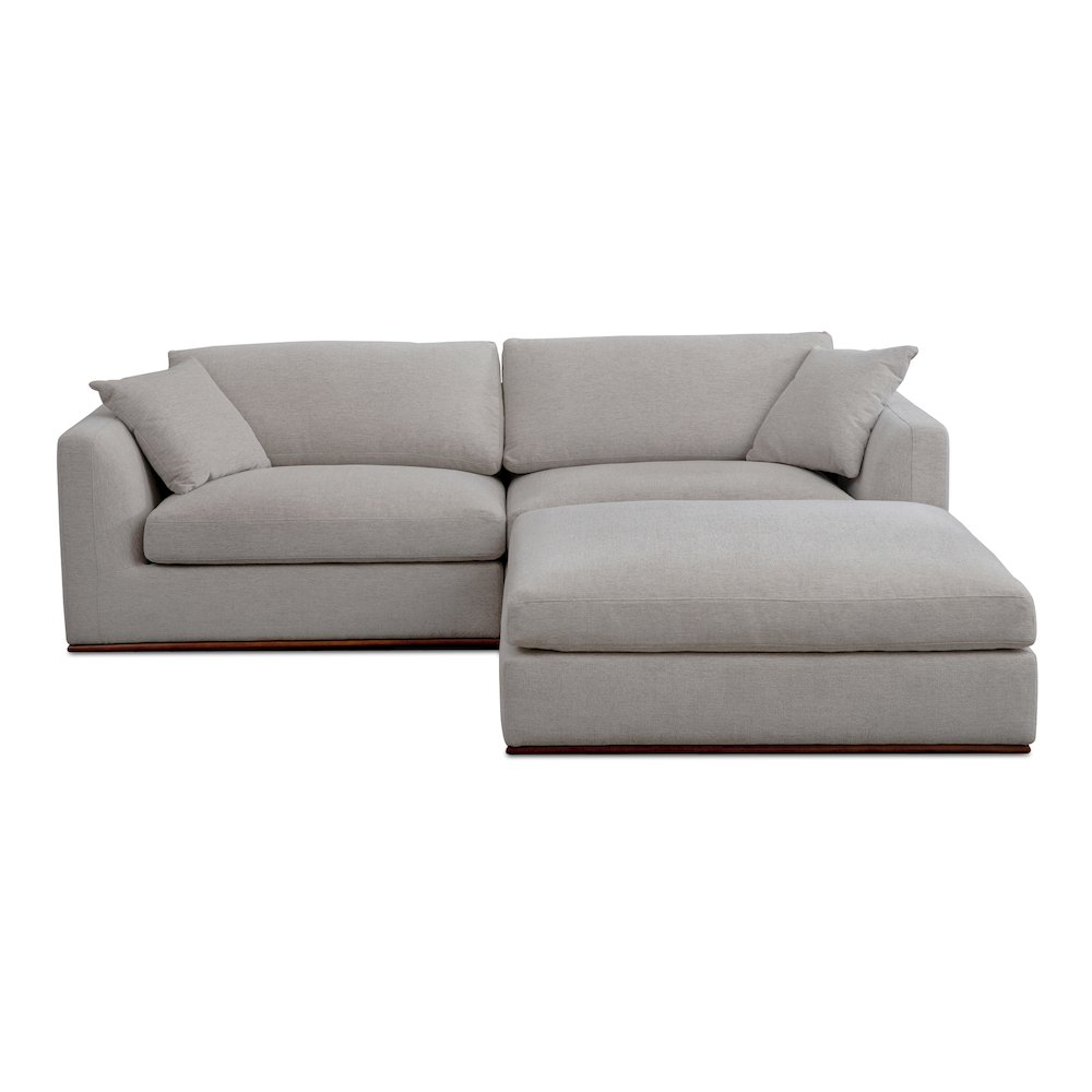Rue Nook Modular Sectional Flecked Grey