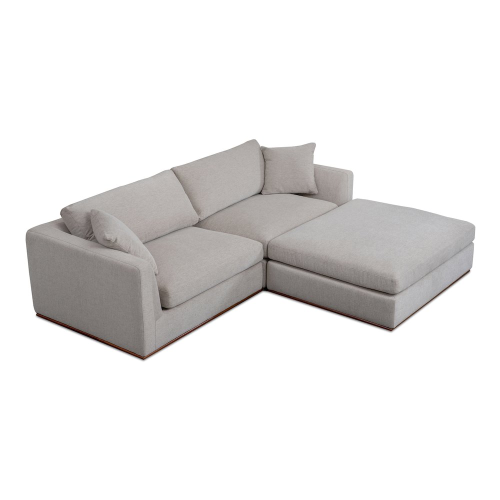Rue Nook Modular Sectional Flecked Grey