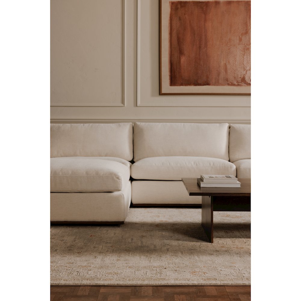 Rue Classic L Modular Sectional Off White