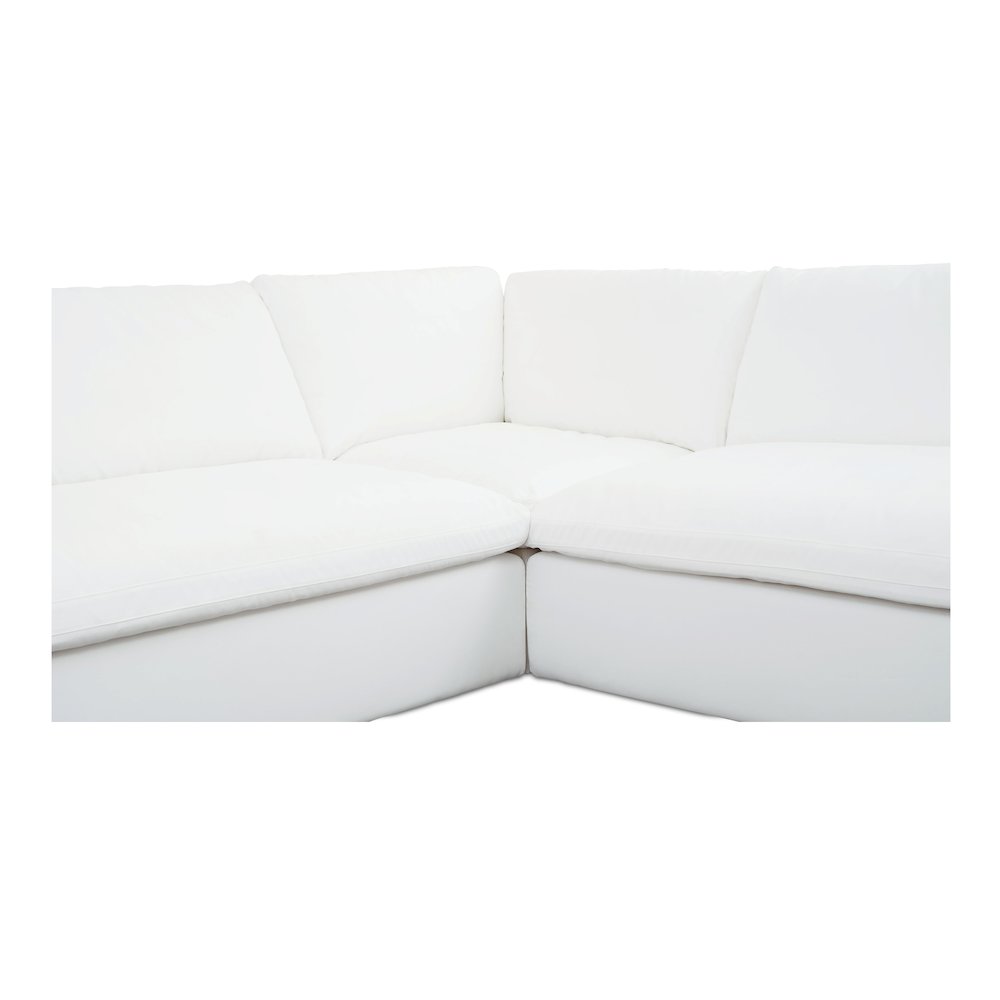 Miles Outdoor Modular 3 Piece White