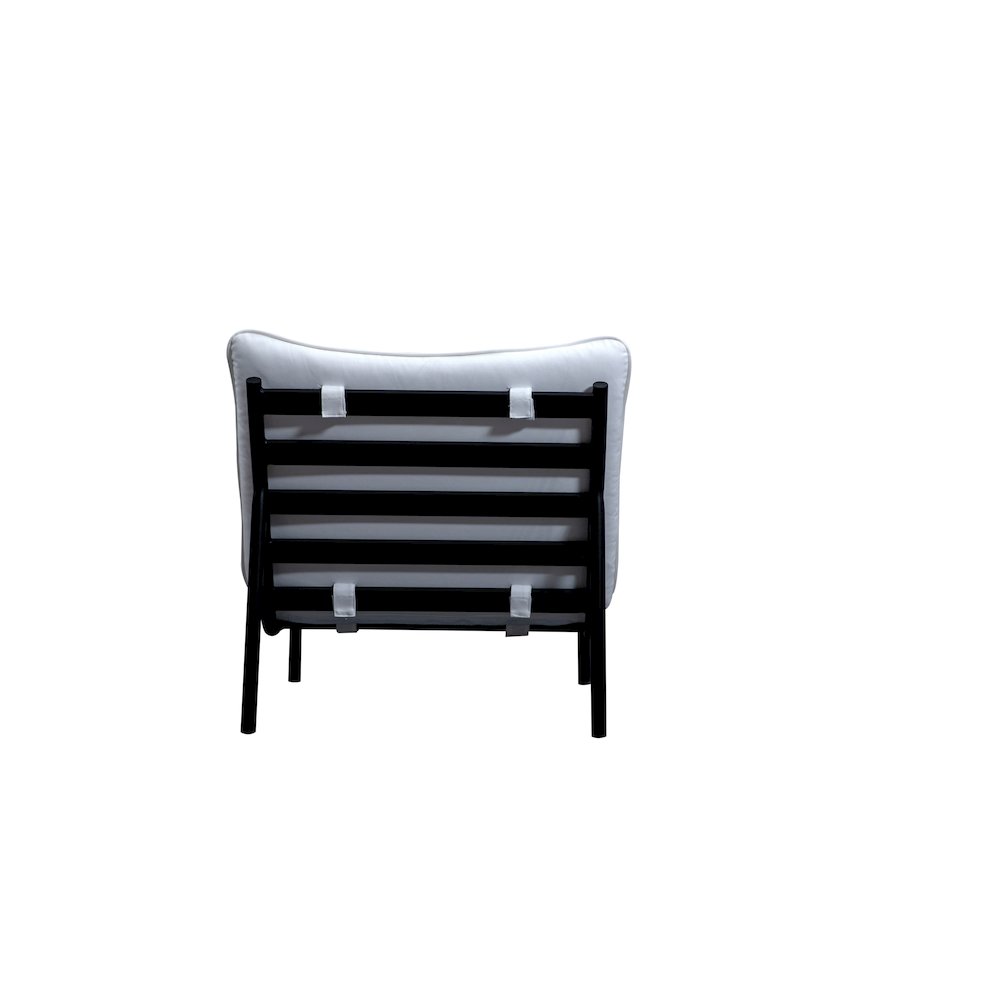 Morgan Outdoor Accent Chair White