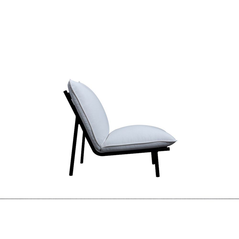 Morgan Outdoor Accent Chair White