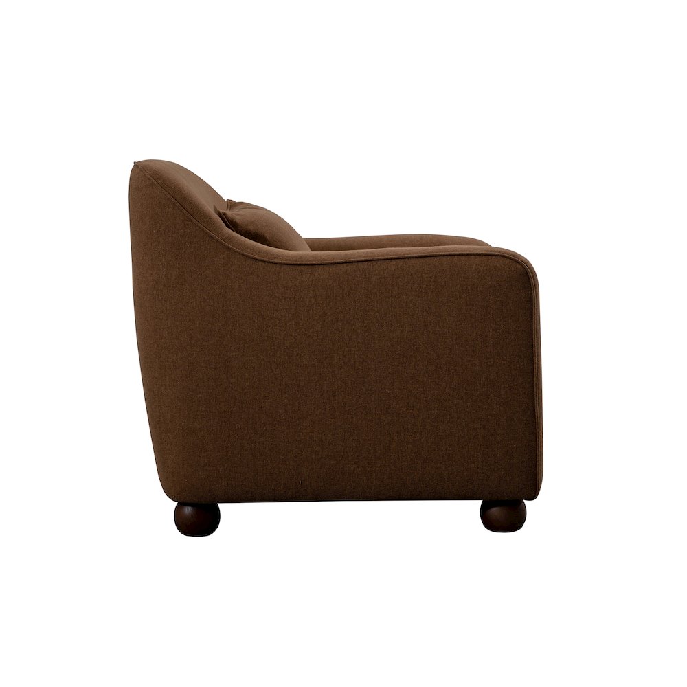 Amira Accent Chair Rust