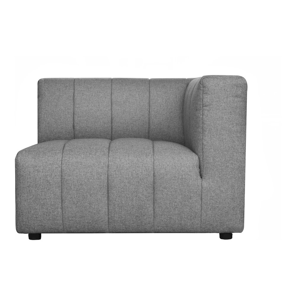 Lyric Right Arm Chair Grey