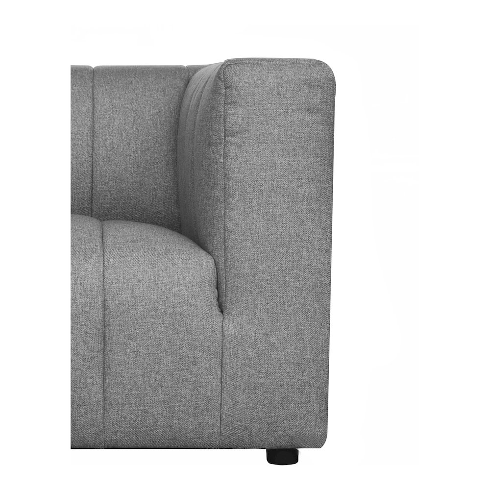Lyric Right Arm Chair Grey