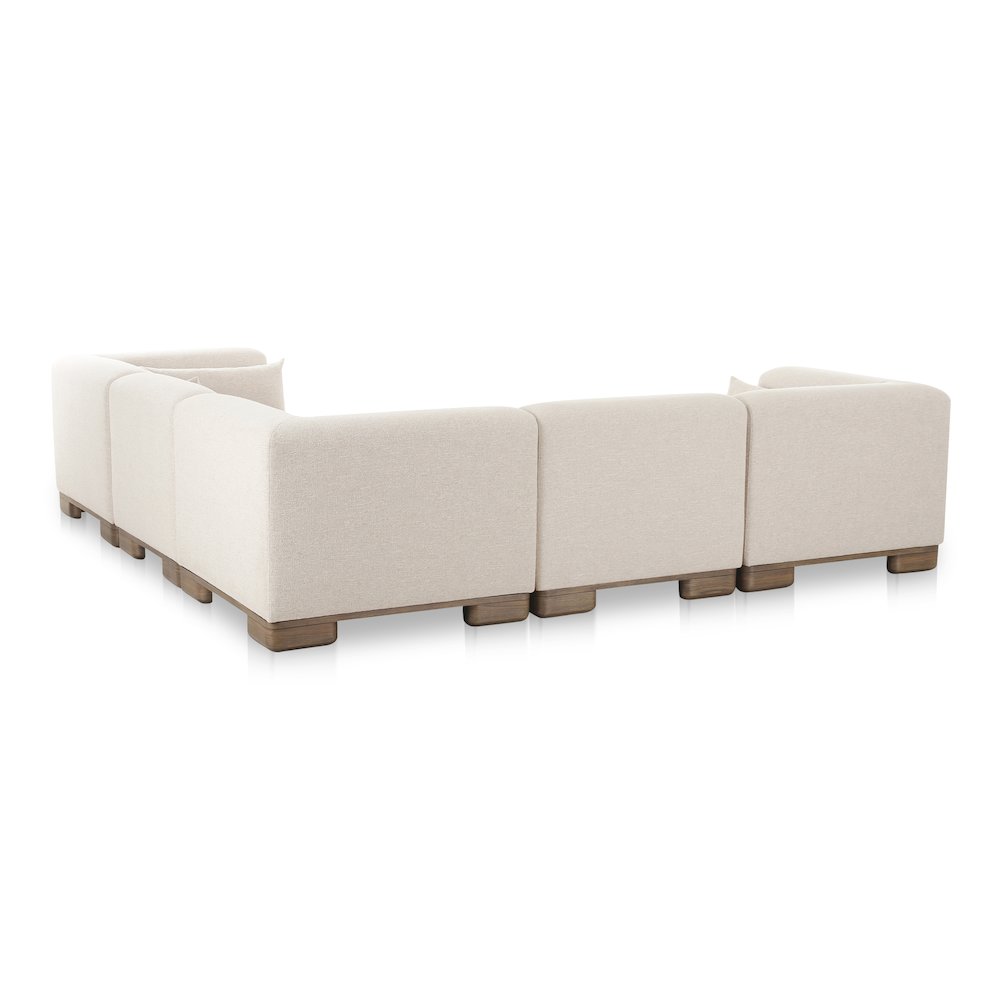 June Classic L-Shaped Modular Sectional Oatmeal