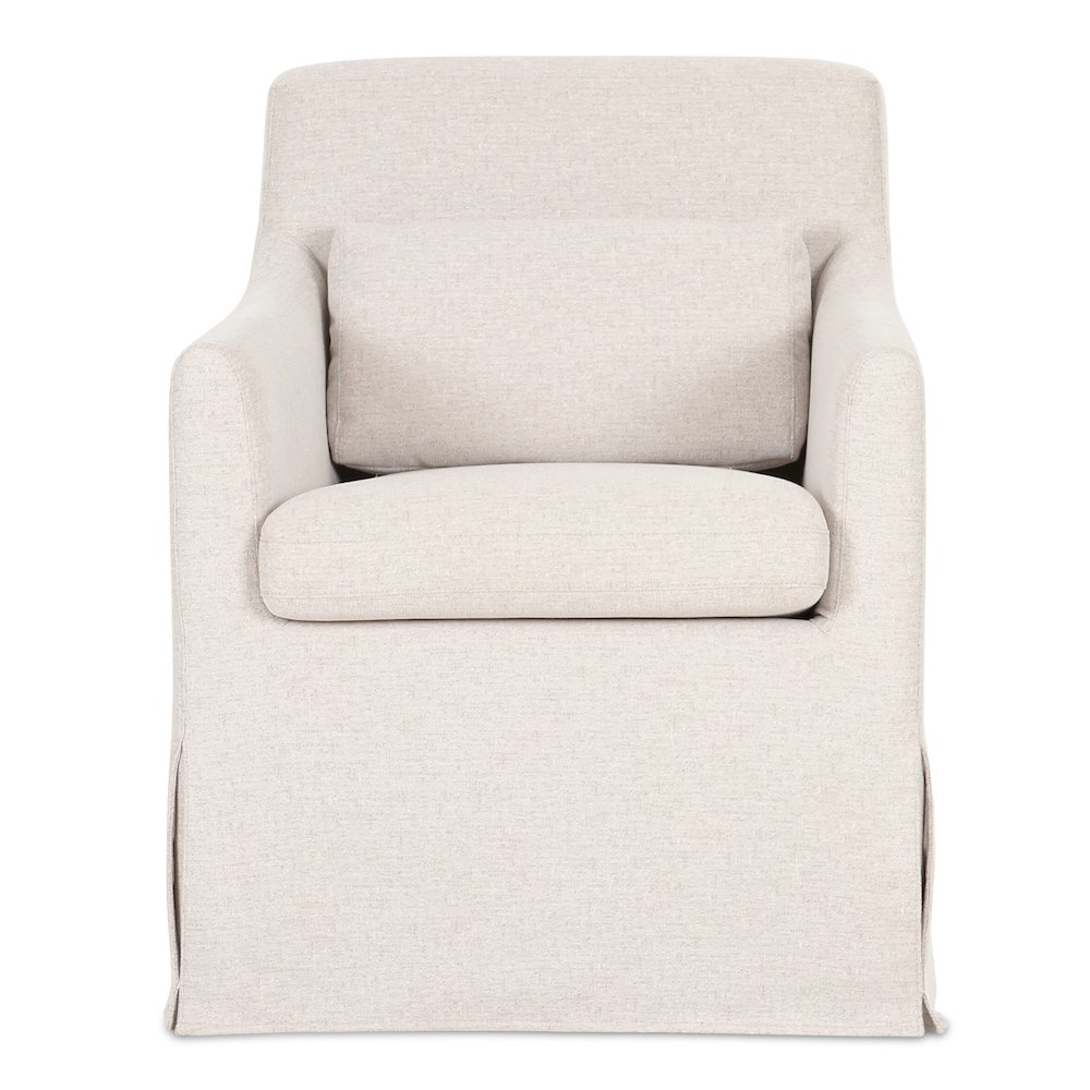 Lydia Slipcover Dining Chair Beige