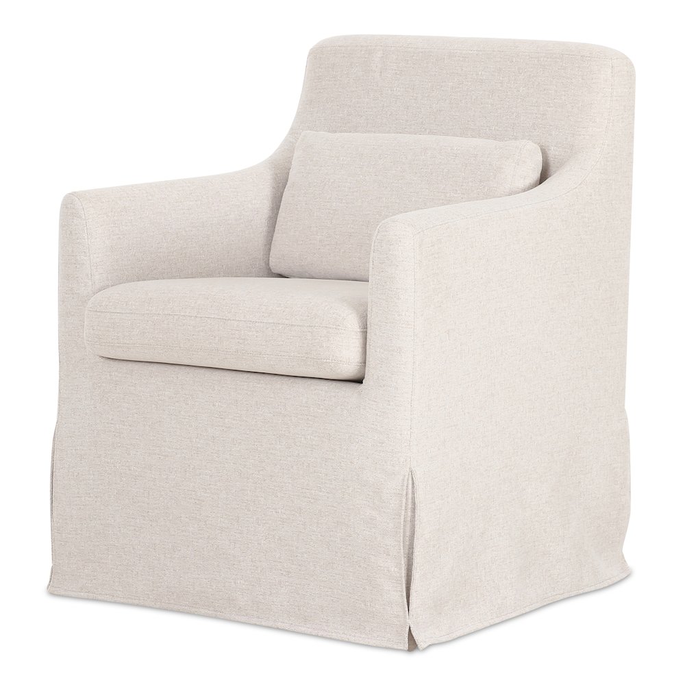 Lydia Slipcover Dining Chair Beige