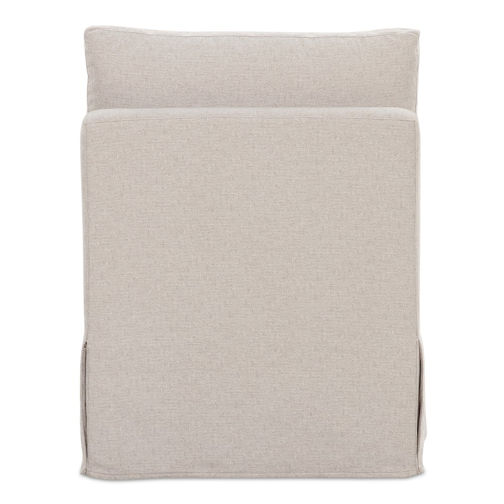 Fable Slipcover Dining Slipper Chair Beige