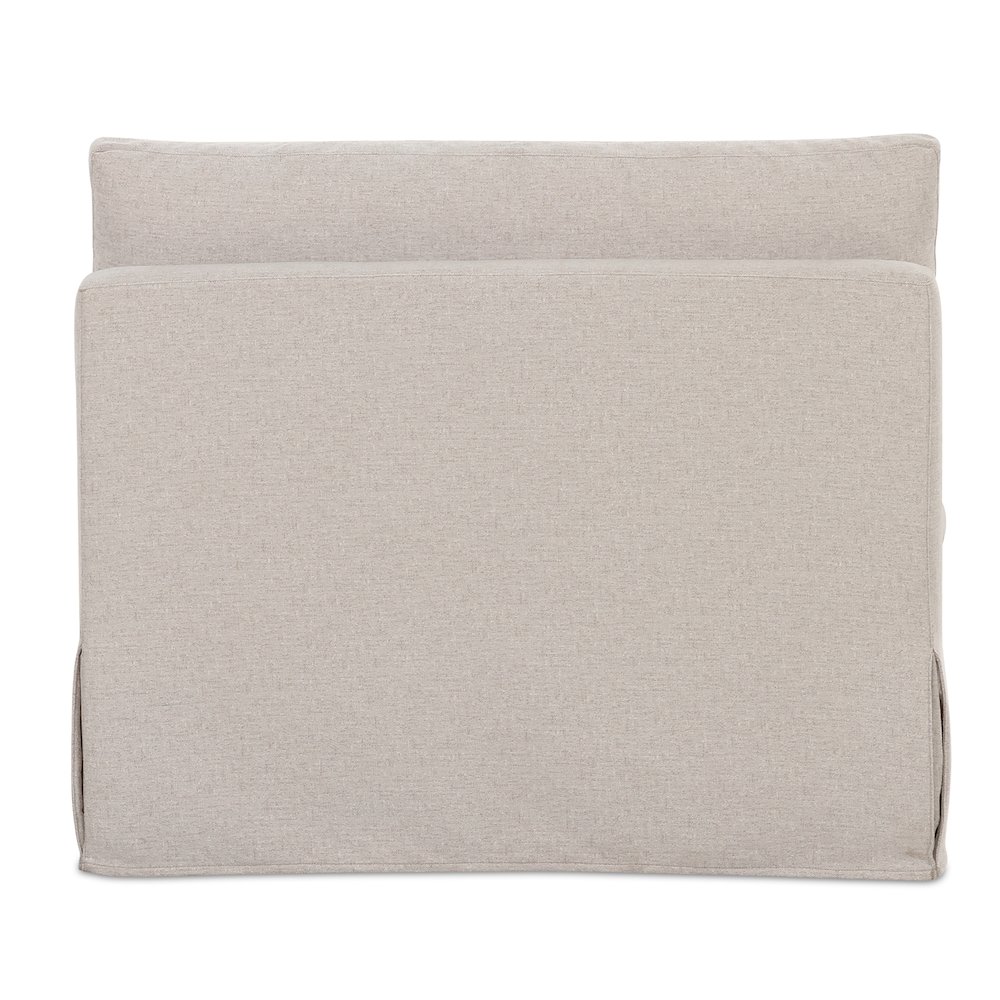 Fable Slipcover Dining Chair and Half Beige