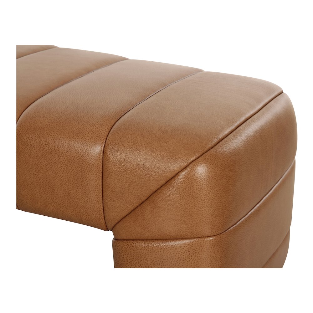 Verity Bench Tan Leather