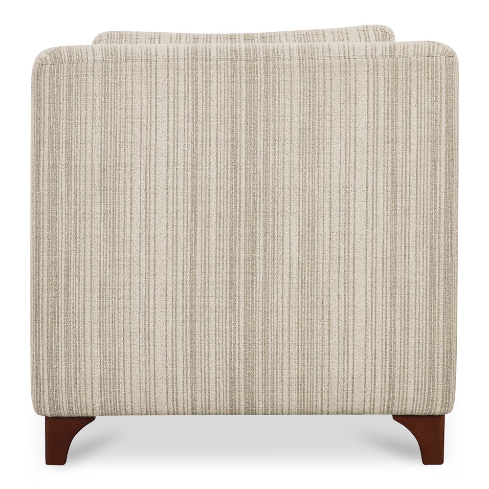 Hewitt Accent Chair Beige Stripe