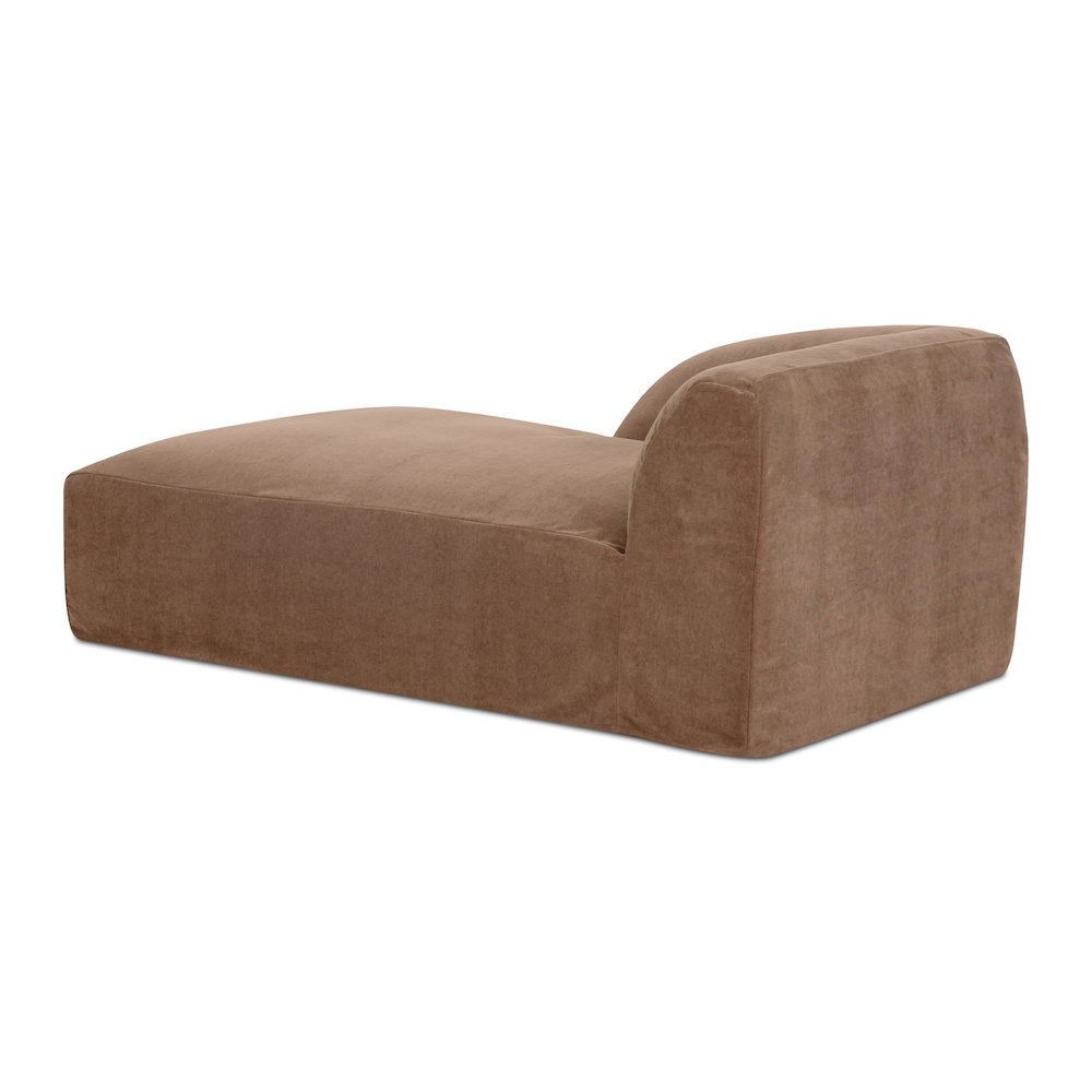 Isla Left Arm Facing Chaise Mocha
