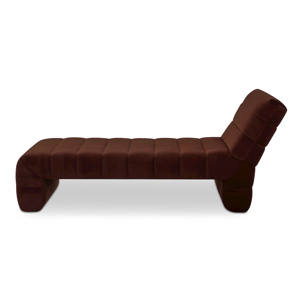 Verity Chaise Warm Brown