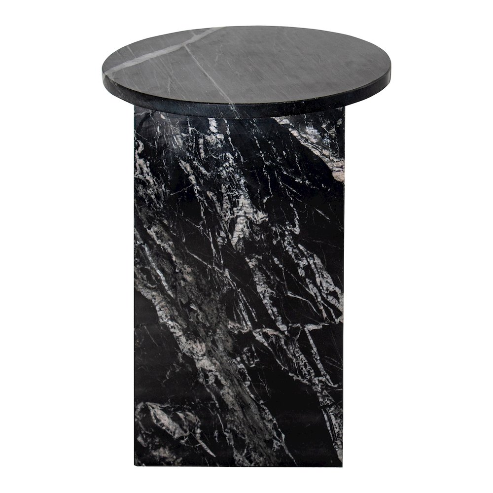 Grace Accent Table Black Marble