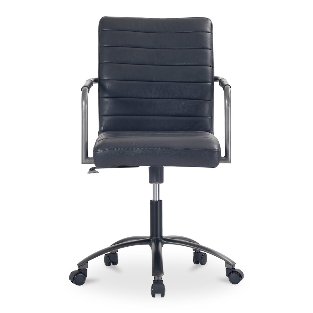 Roy Office Chair Black Leather