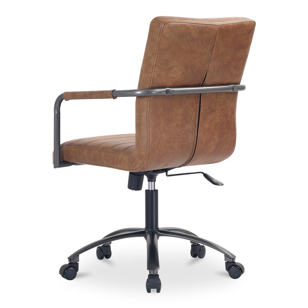 Roy Office Chair Open Road Brown Leather