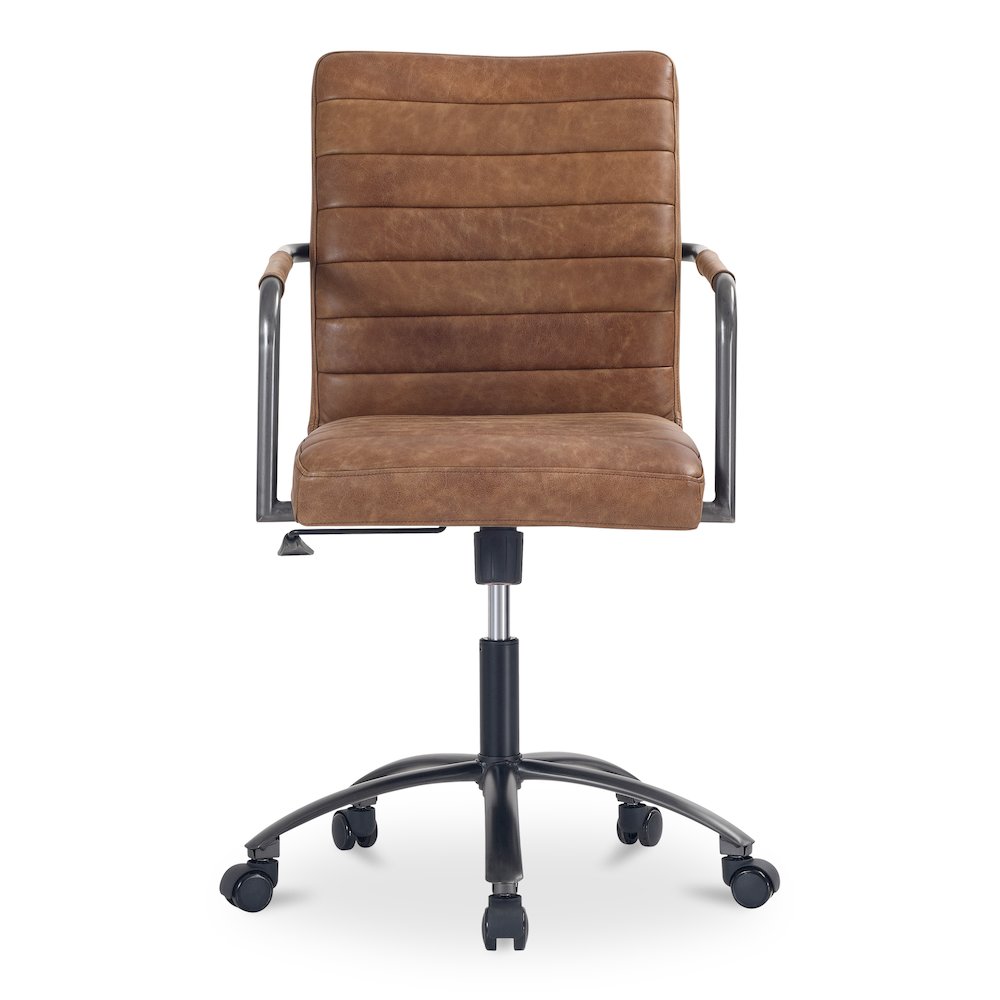 Roy Office Chair Open Road Brown Leather