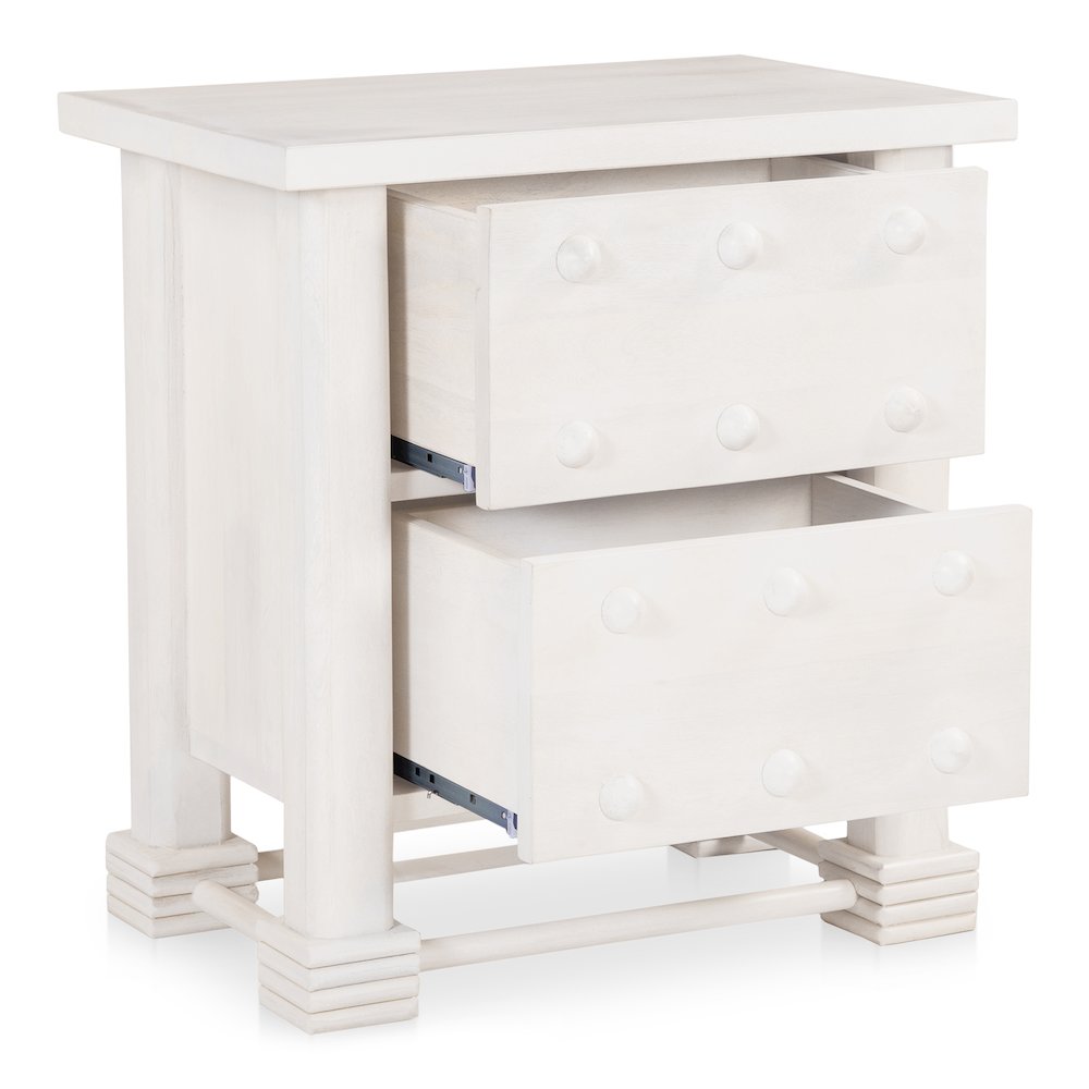 Clement Nightstand Whitewashed