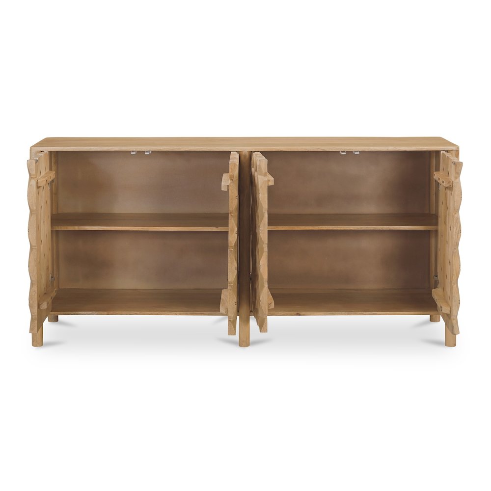 Fulton 4 Door Sideboard Natural