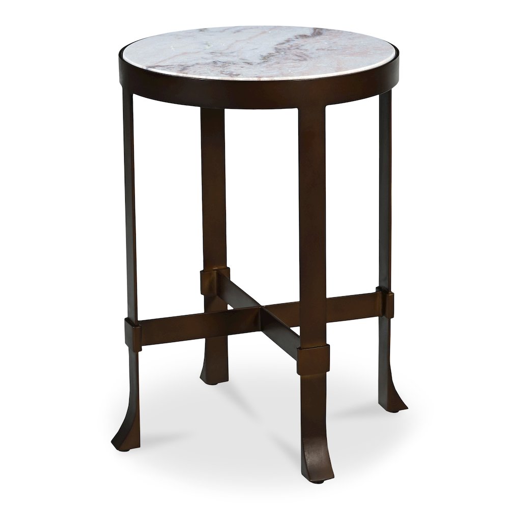 Holli Side Table White Marble