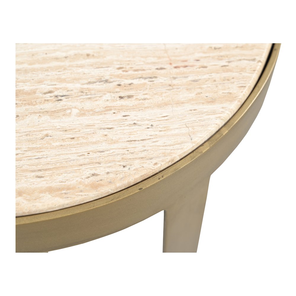 Holli Side Table Travertine