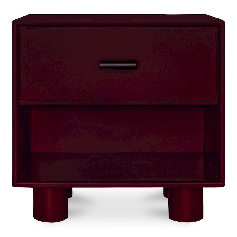 Jolene Nightstand Deep Red