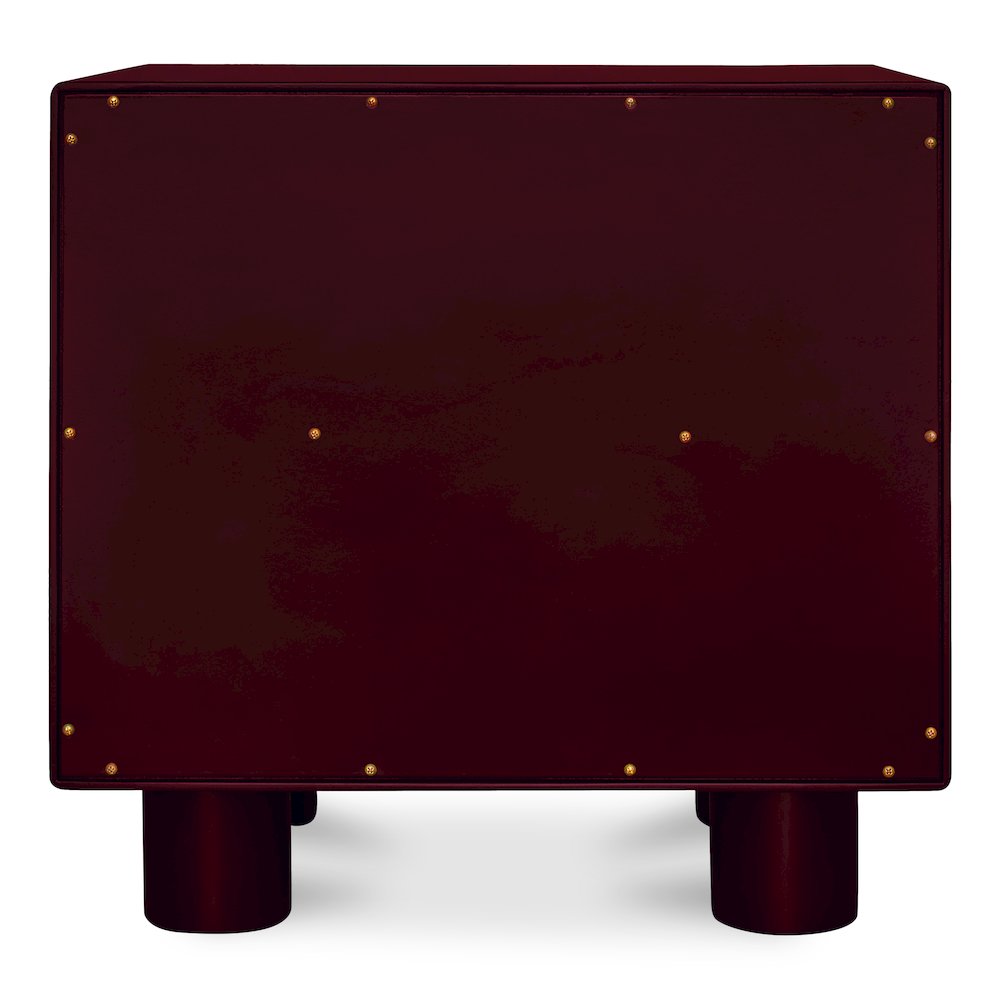 Jolene Nightstand Deep Red