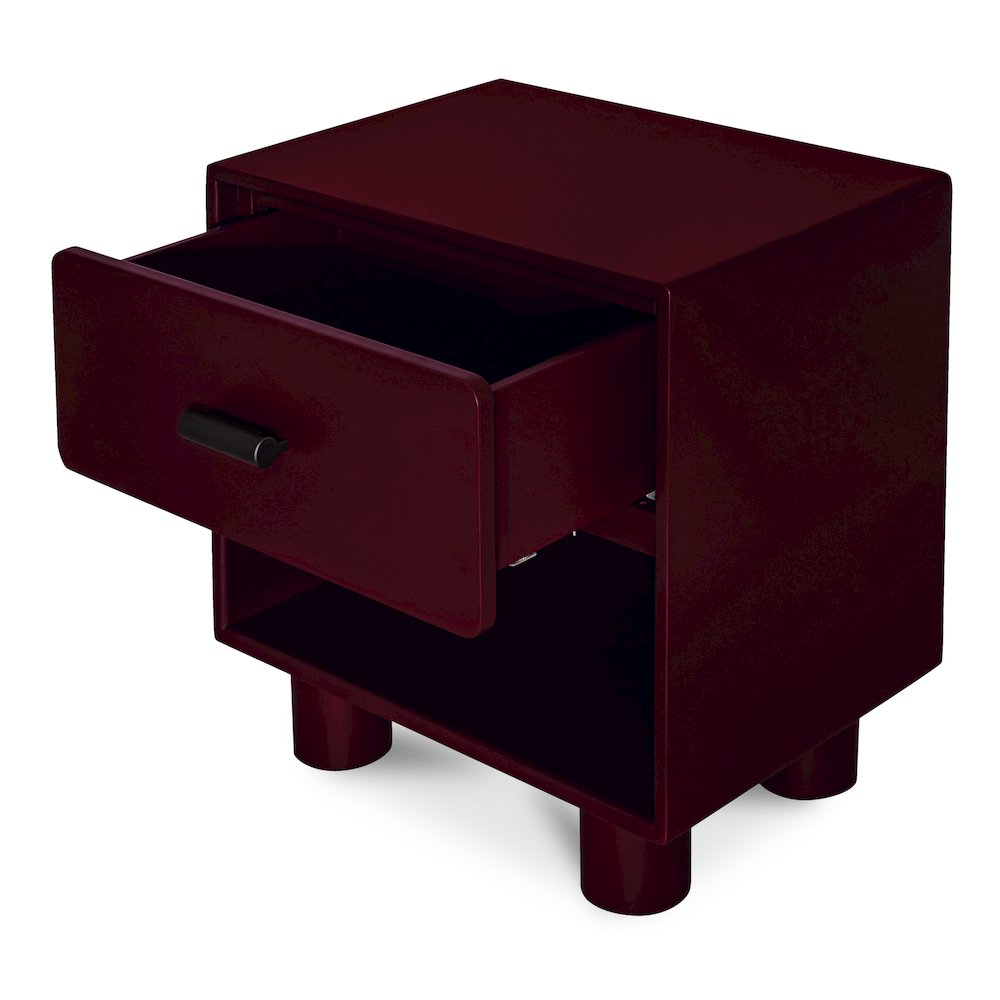 Jolene Nightstand Deep Red