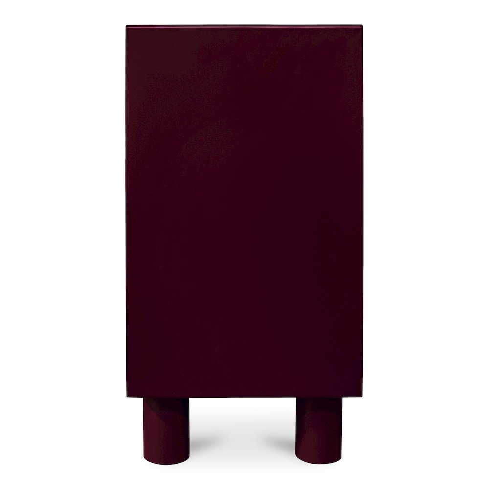 Jolene 6 Drawer Dresser Deep Red