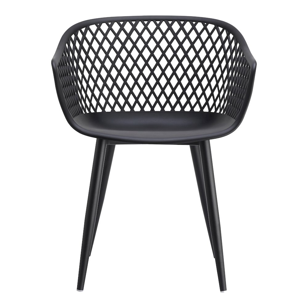 Piazza Outdoor Chair Black – Set Of Two