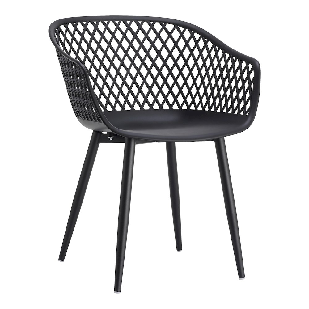 Piazza Outdoor Chair Black – Set Of Two