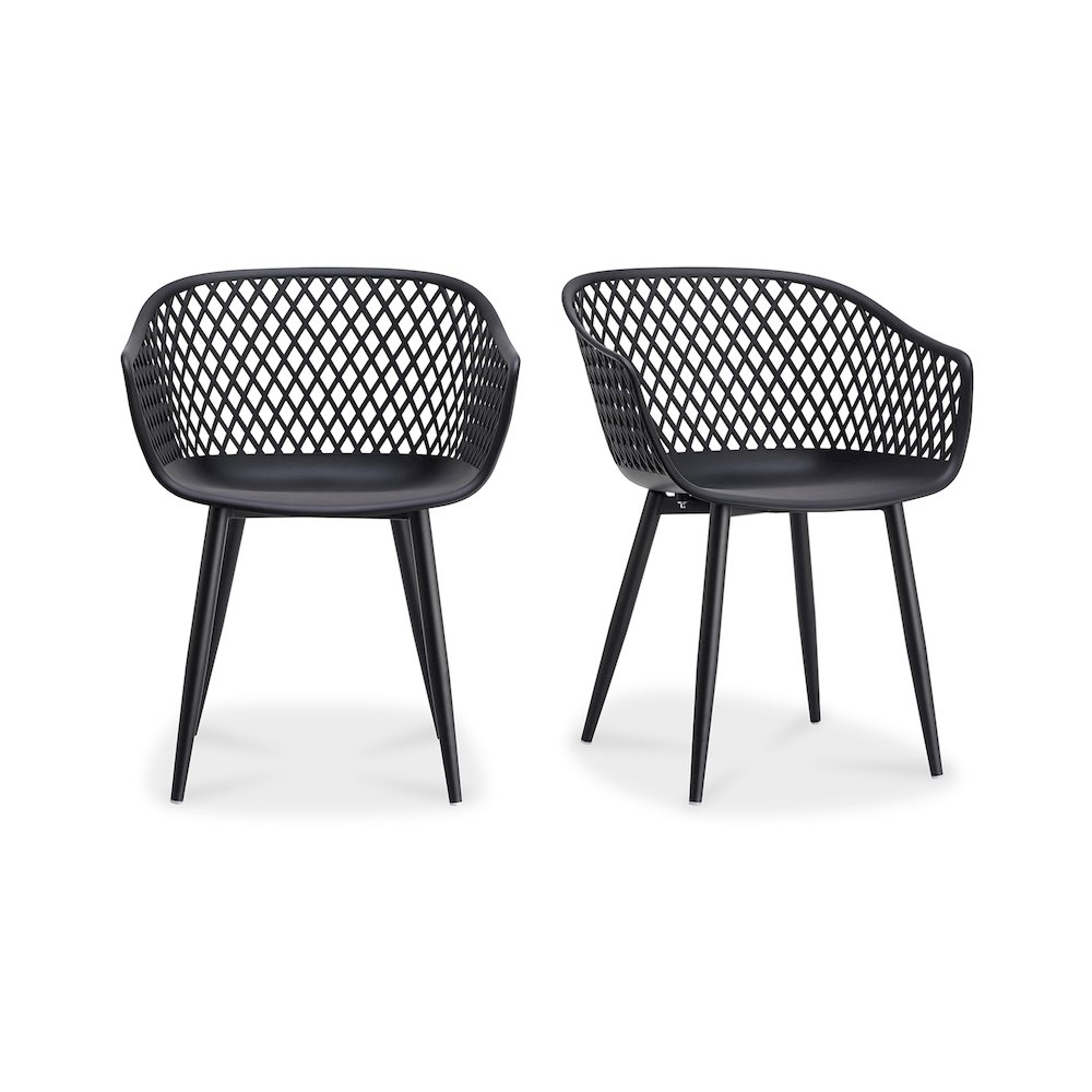 Piazza Outdoor Chair Black – Set Of Two