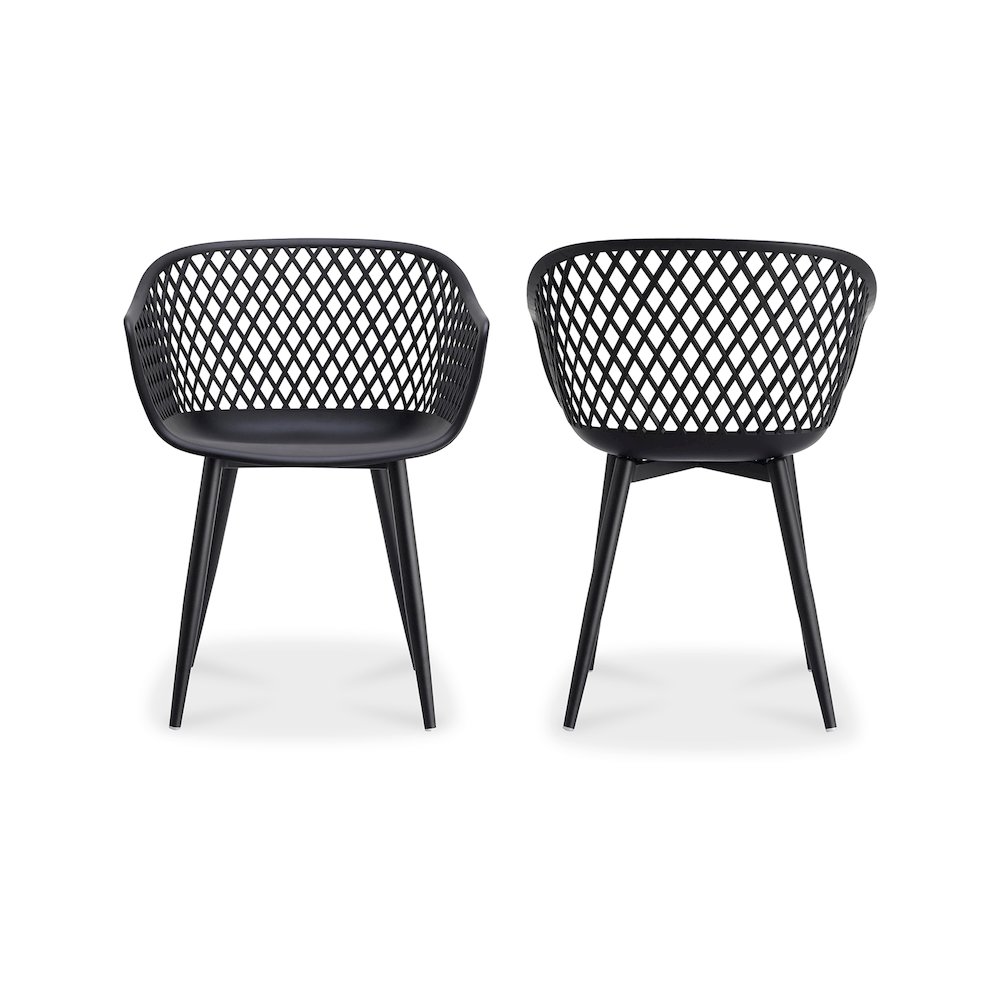 Piazza Outdoor Chair Black – Set Of Two