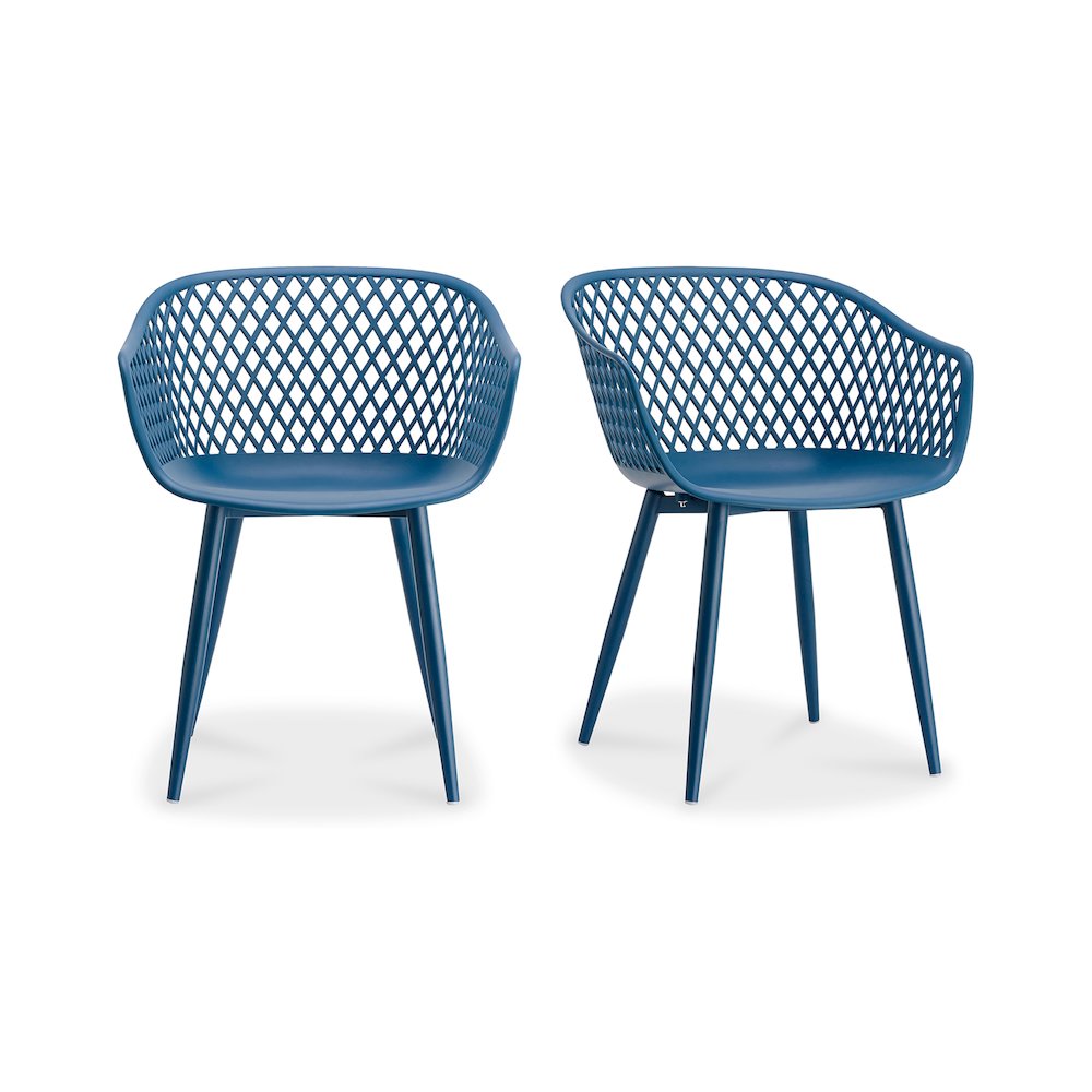 Piazza Outdoor Chair Blue – Set Of Two